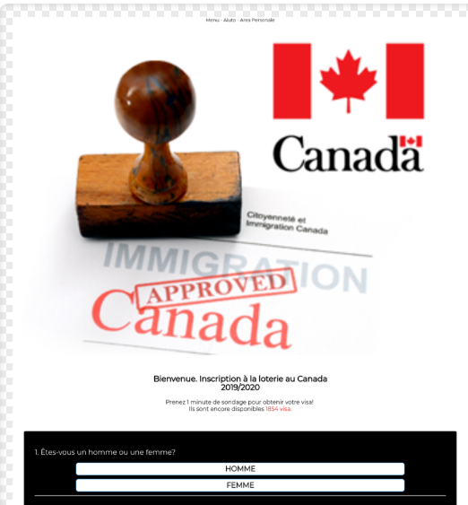 Canada Immigration - SCAM!